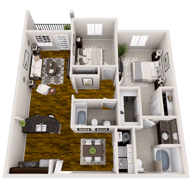Sierra 1115HB floor plan