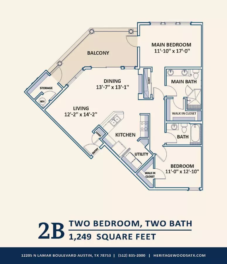 2B 1021 floor plan