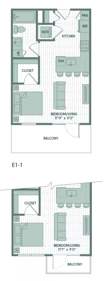 E1 271 floor plan
