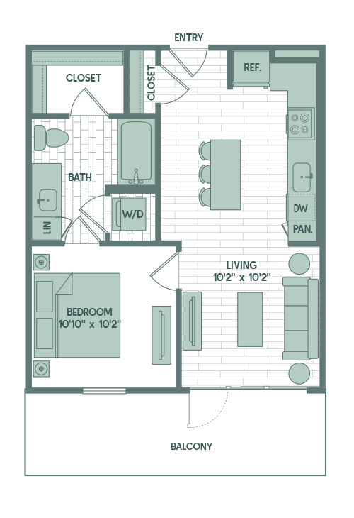 A4 440 floor plan