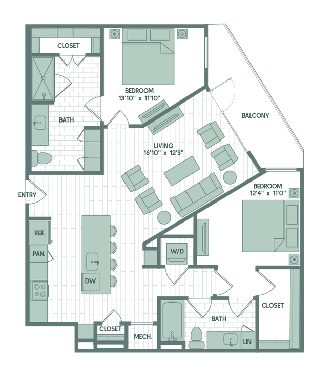 B6 223 floor plan