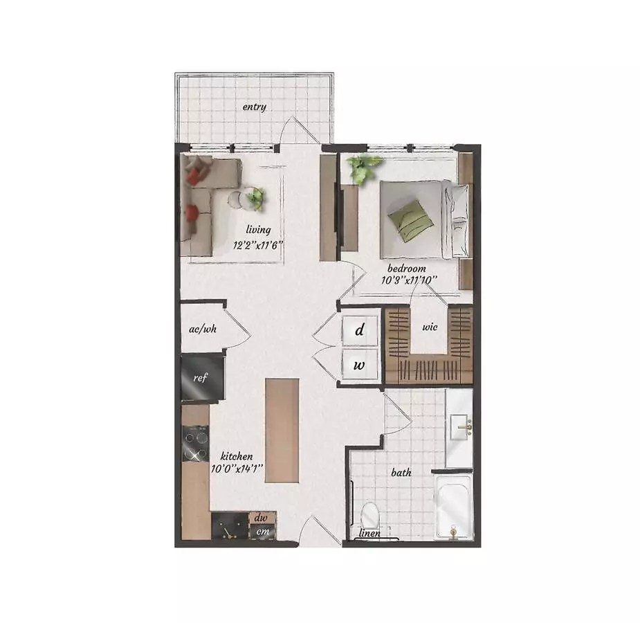 Unit 2523 2523 floor plan