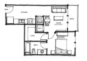 Unit 301 301 floor plan