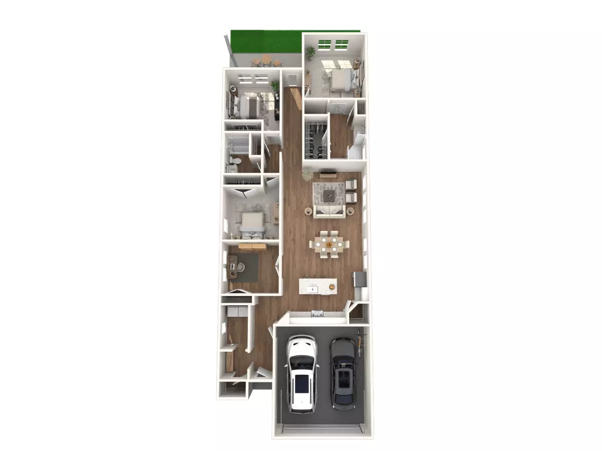 4 Beds • 2 Bath 148LO floor plan