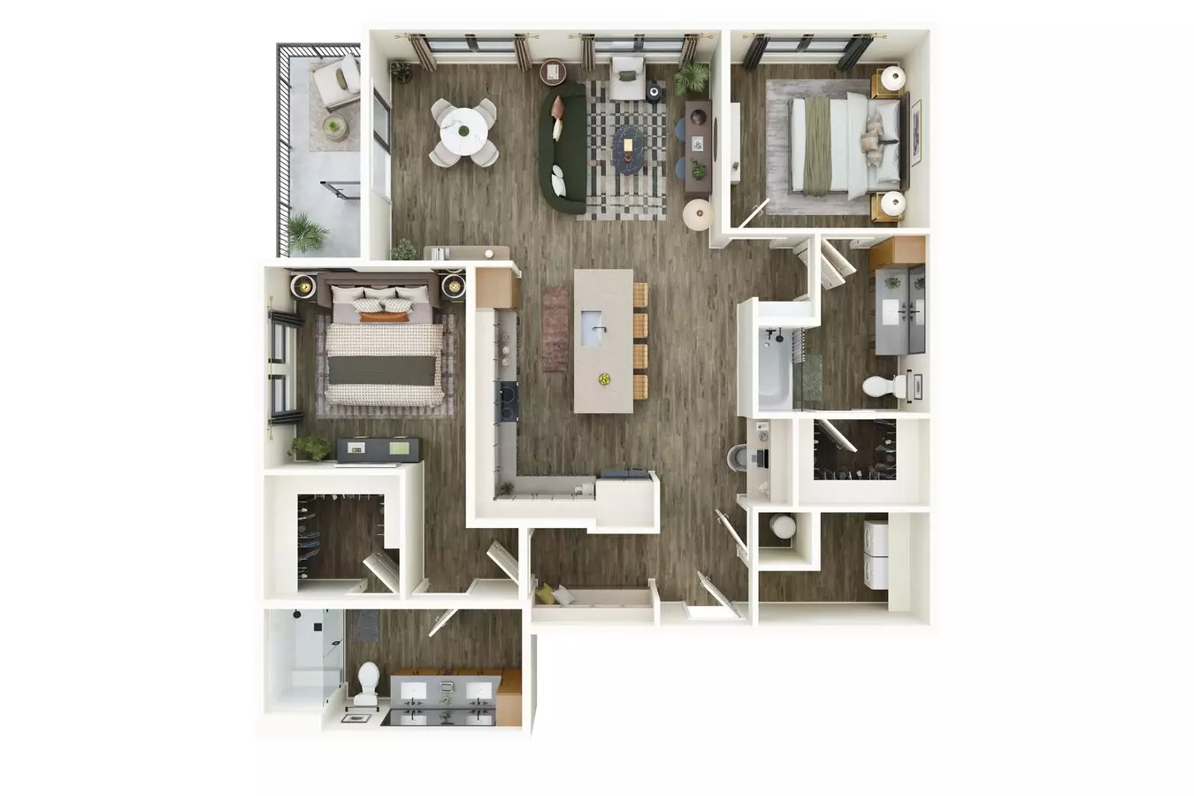 B2 2407 floor plan