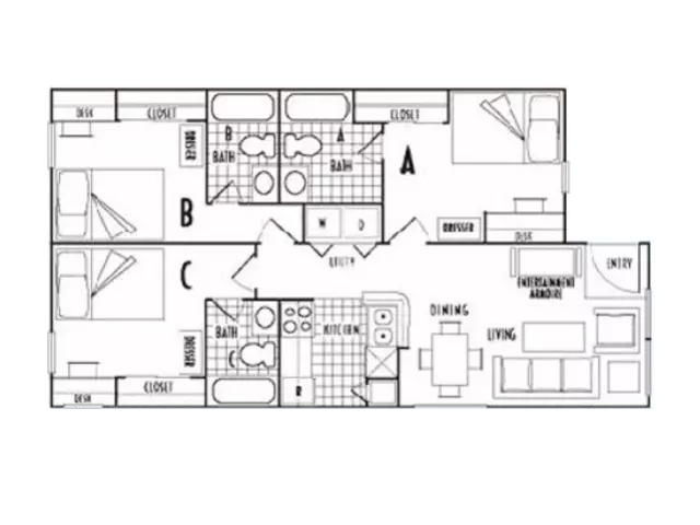 Unit Private Private floor plan
