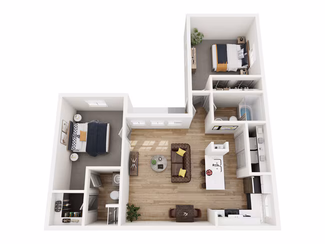 Trinity with Loft - 2B 340 floor plan