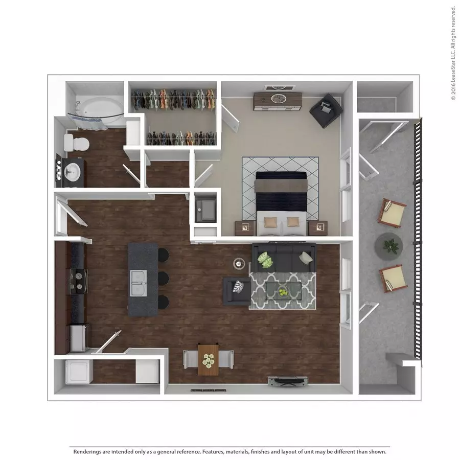 Unit 9103 5206 floor plan