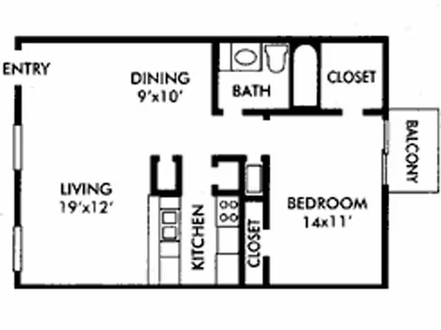 A1 2105 floor plan