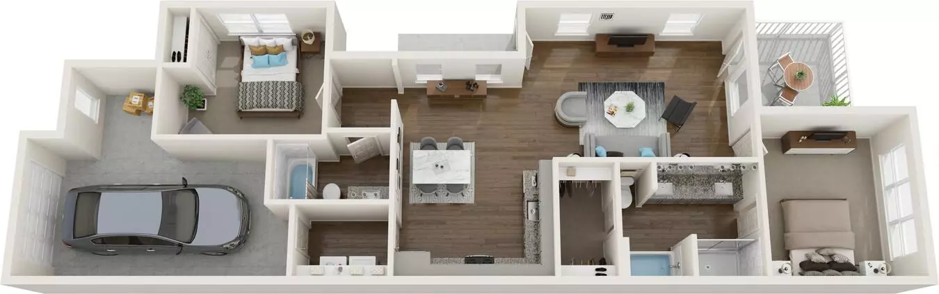 Unit 501 2101 floor plan