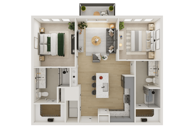 B2 256 floor plan