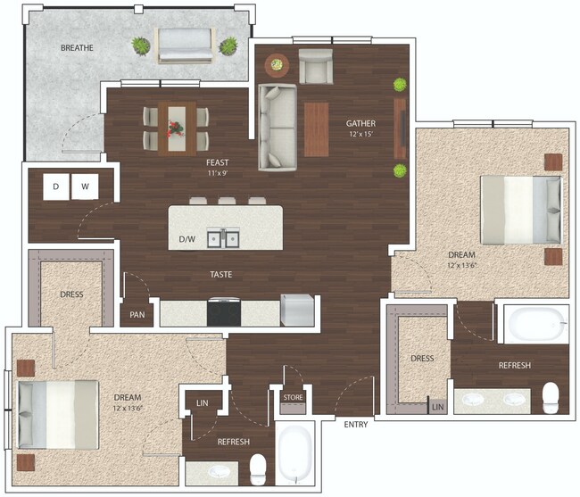 B3 28-309 floor plan