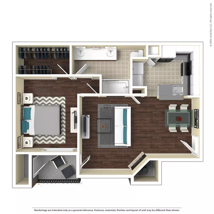 1+1A 10-1034 floor plan
