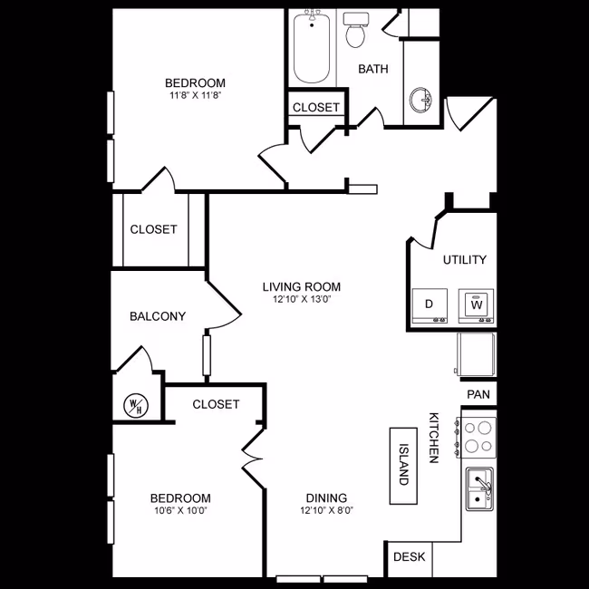 B1-Renovated 1917 floor plan