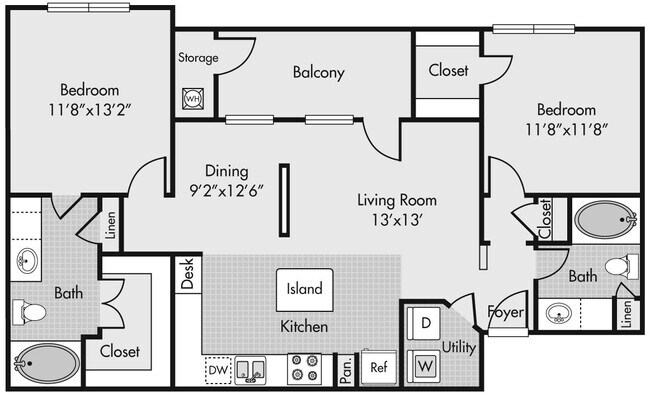 D1-Renovated 1714 floor plan