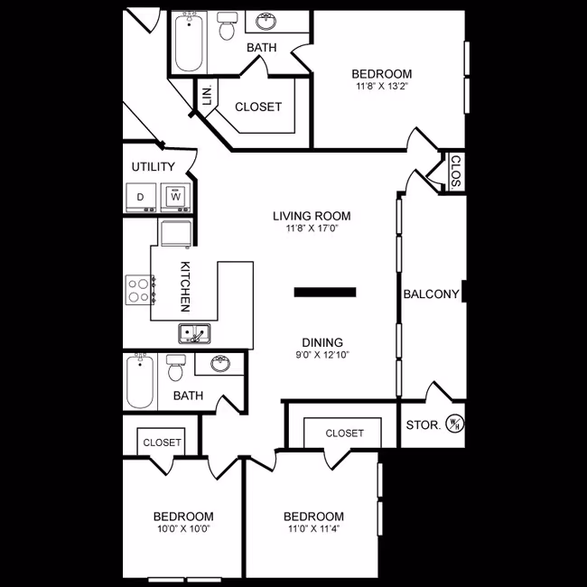 H1 628 floor plan