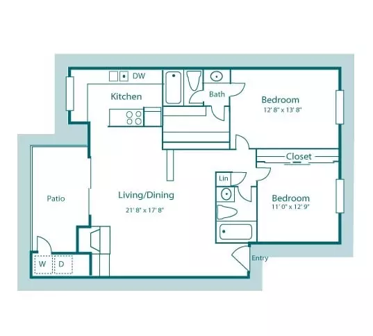 Unit 221 221 floor plan