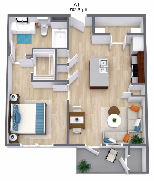 A1 223 floor plan