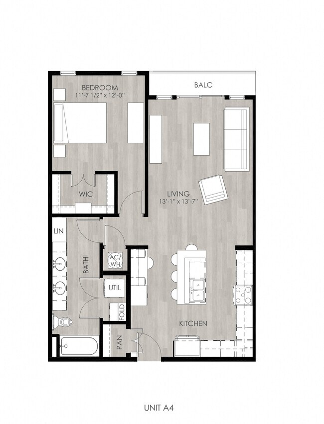 A4 1407 floor plan