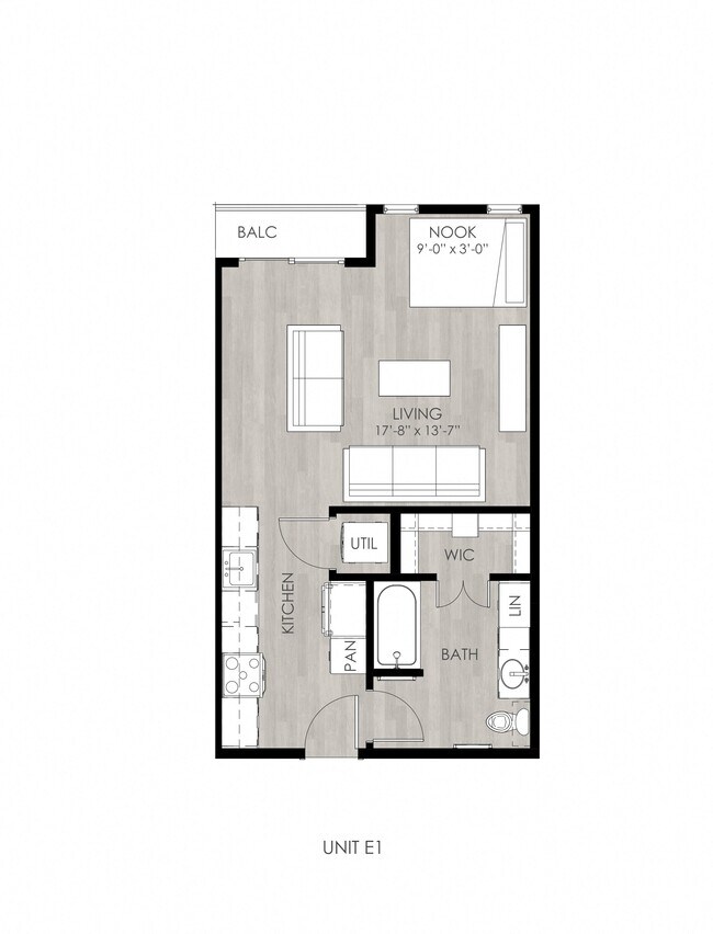Unit 1530 1430 floor plan