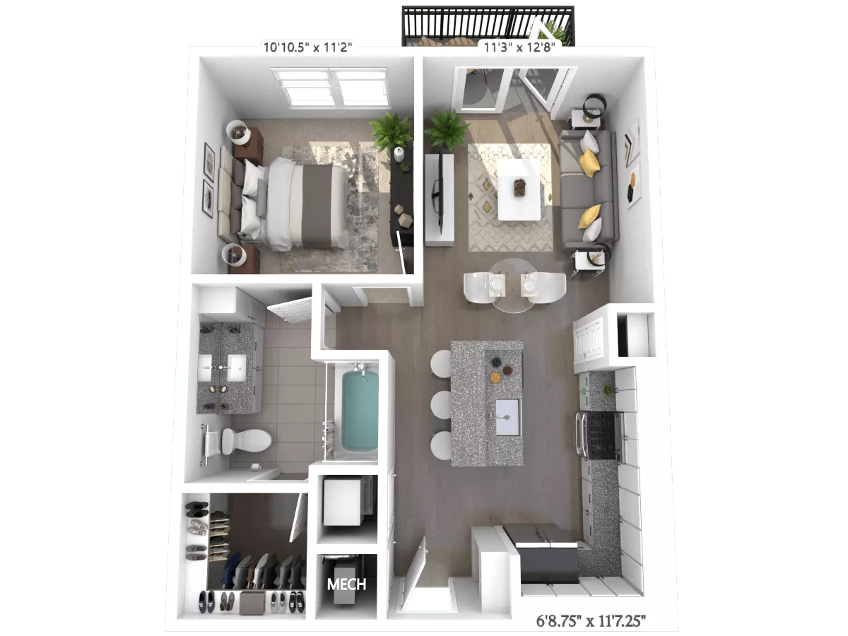 A1 1115 floor plan