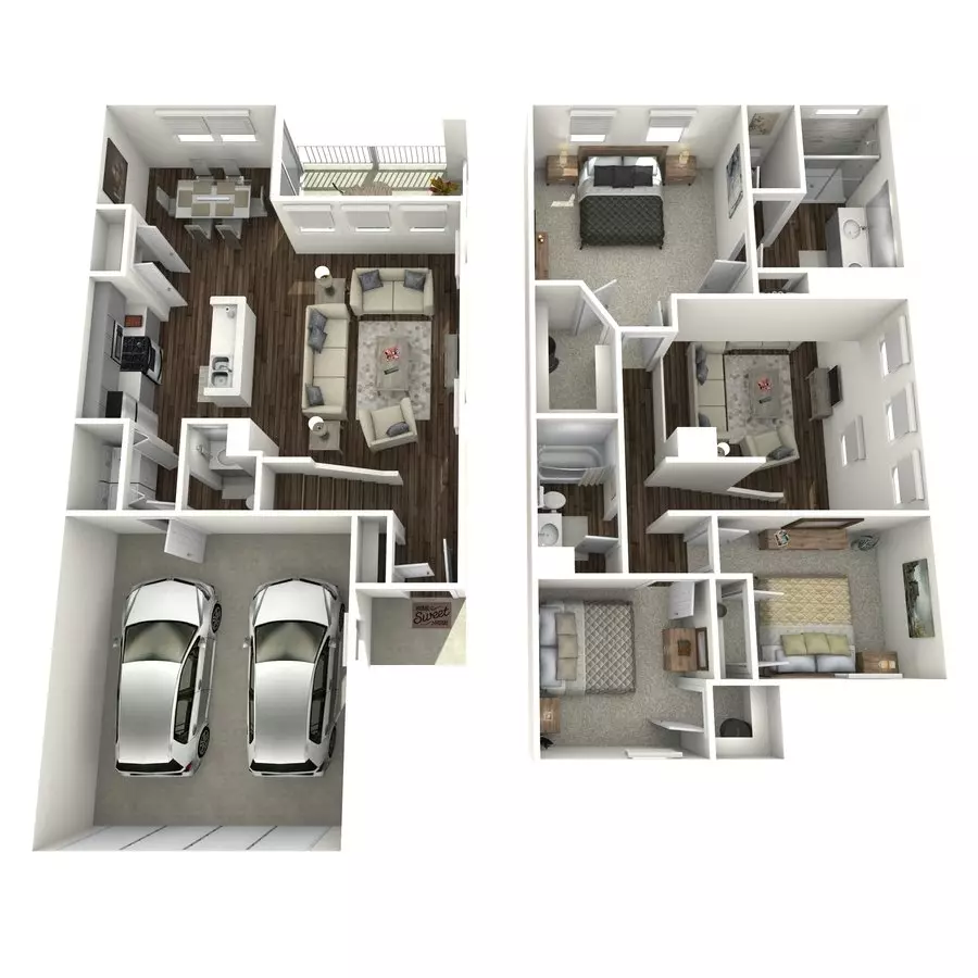 Unit 1203ASP 1203ASP floor plan