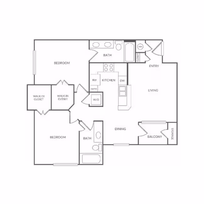 Unit 921 722 floor plan