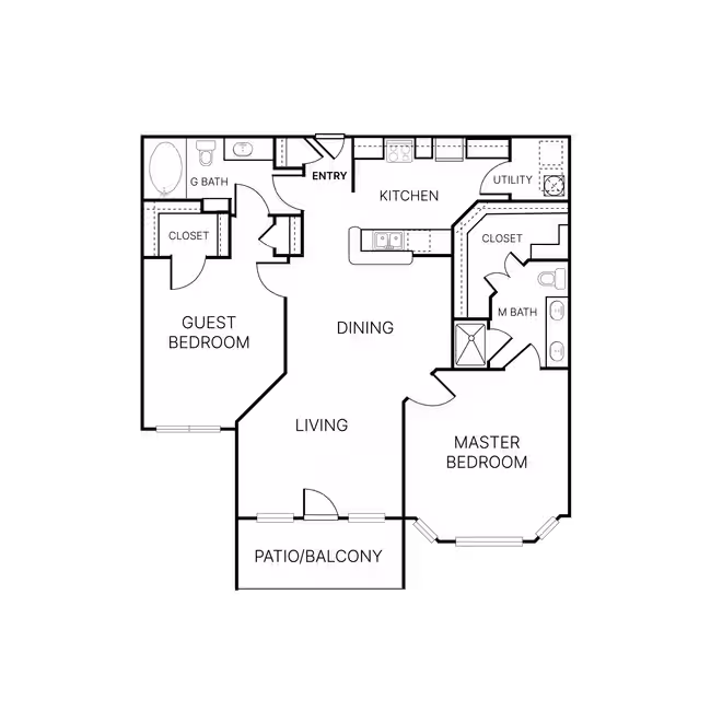 B2 2103 floor plan