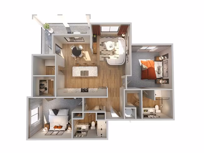 Unit 04307 08209 floor plan