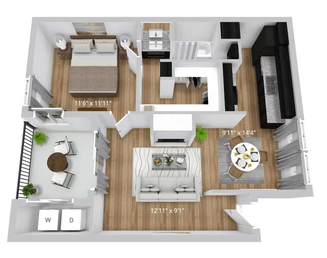 A1 9-908 floor plan