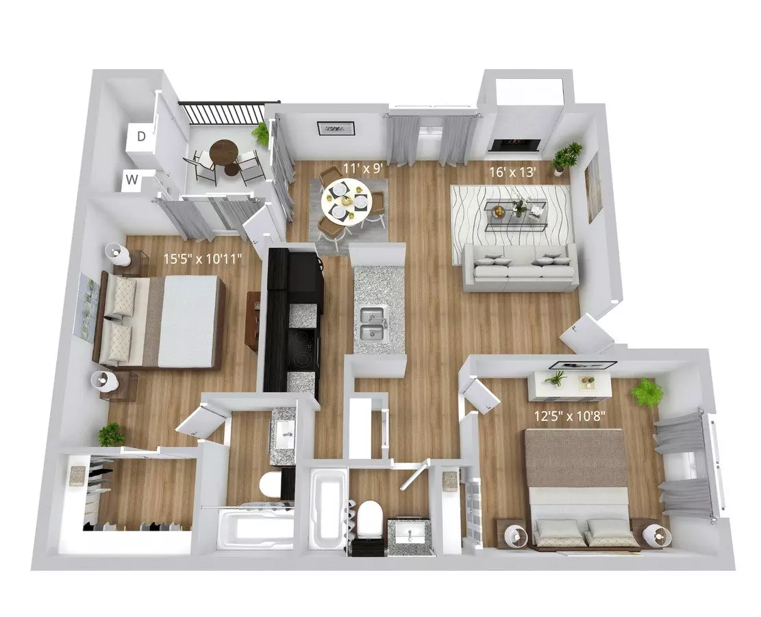 B3 7-710 floor plan