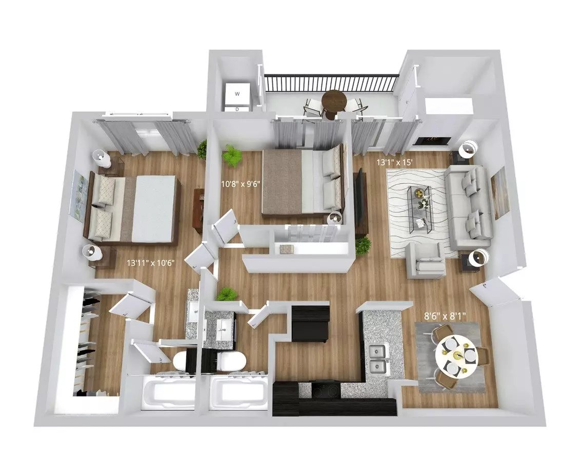 B3 12-1212 floor plan