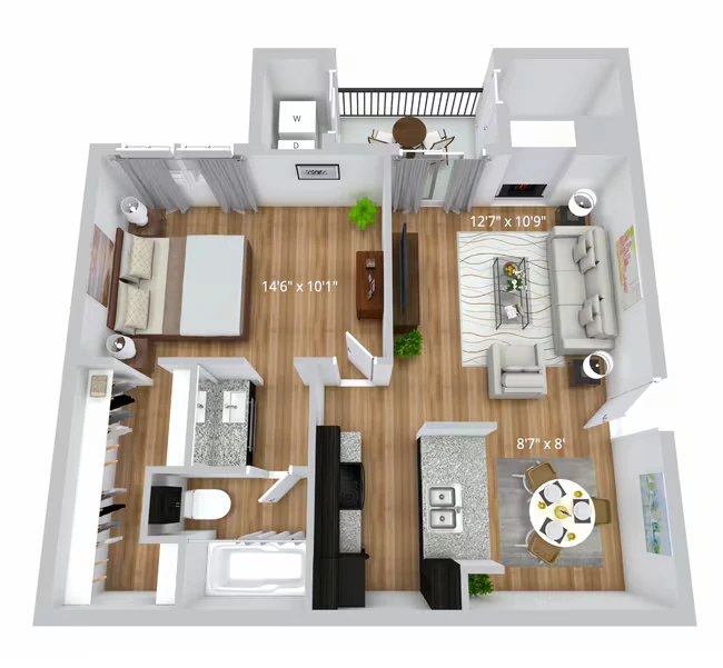 A2 6-608 floor plan