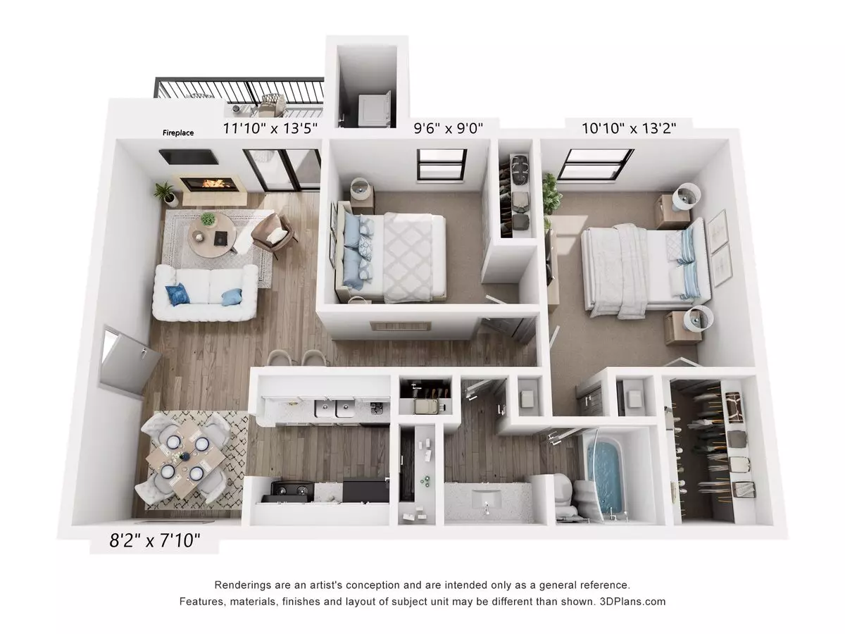B1 1307 floor plan