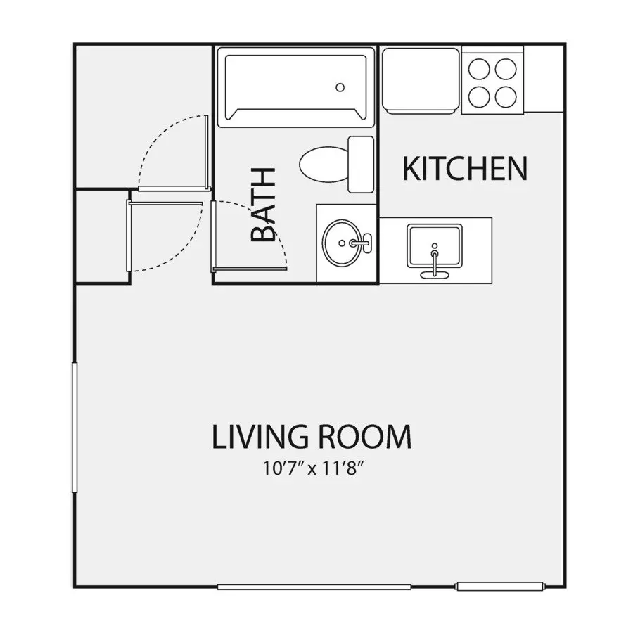 24fEFF 24F-204 floor plan