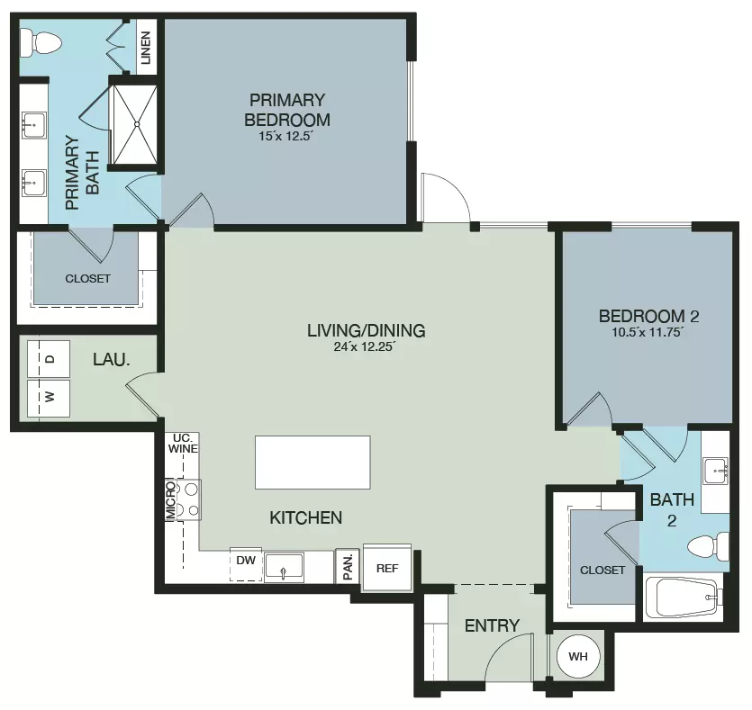 Unit 1209 1209 floor plan