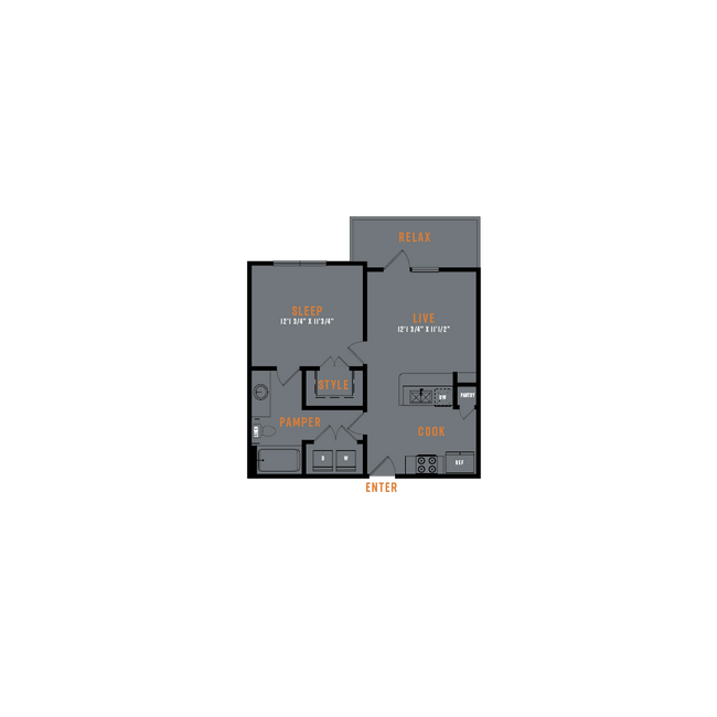 Unit 4301 3107 floor plan