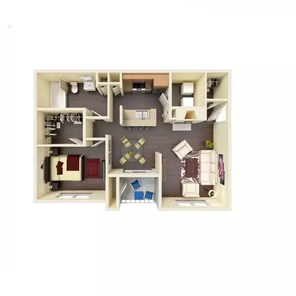 The Kerbey Classic 1813 floor plan