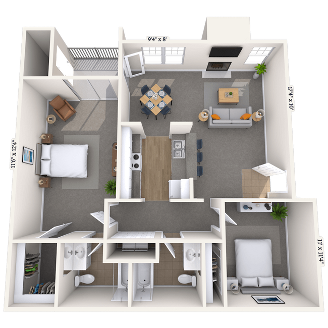 Magnolia 01115 floor plan