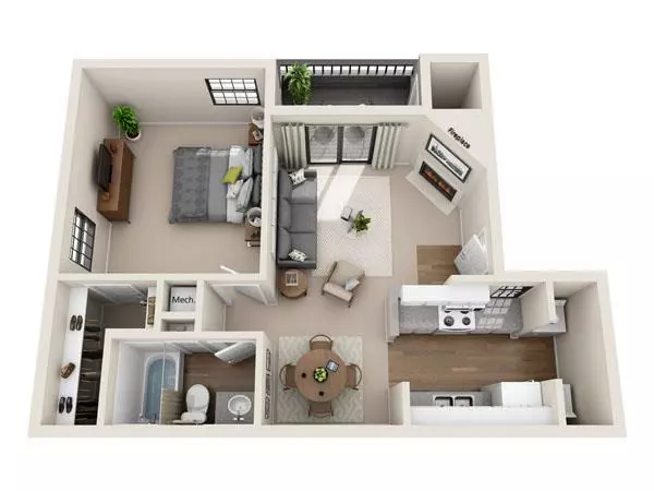 Unit 1215 1215 floor plan