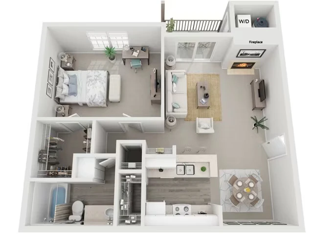 1x1C 03-310 floor plan