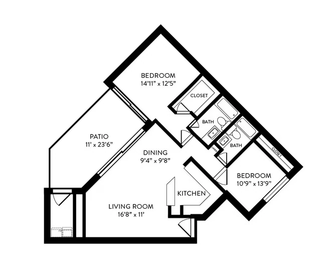 B3 128 floor plan