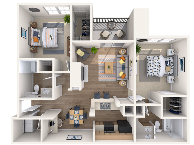 B2 0833 floor plan