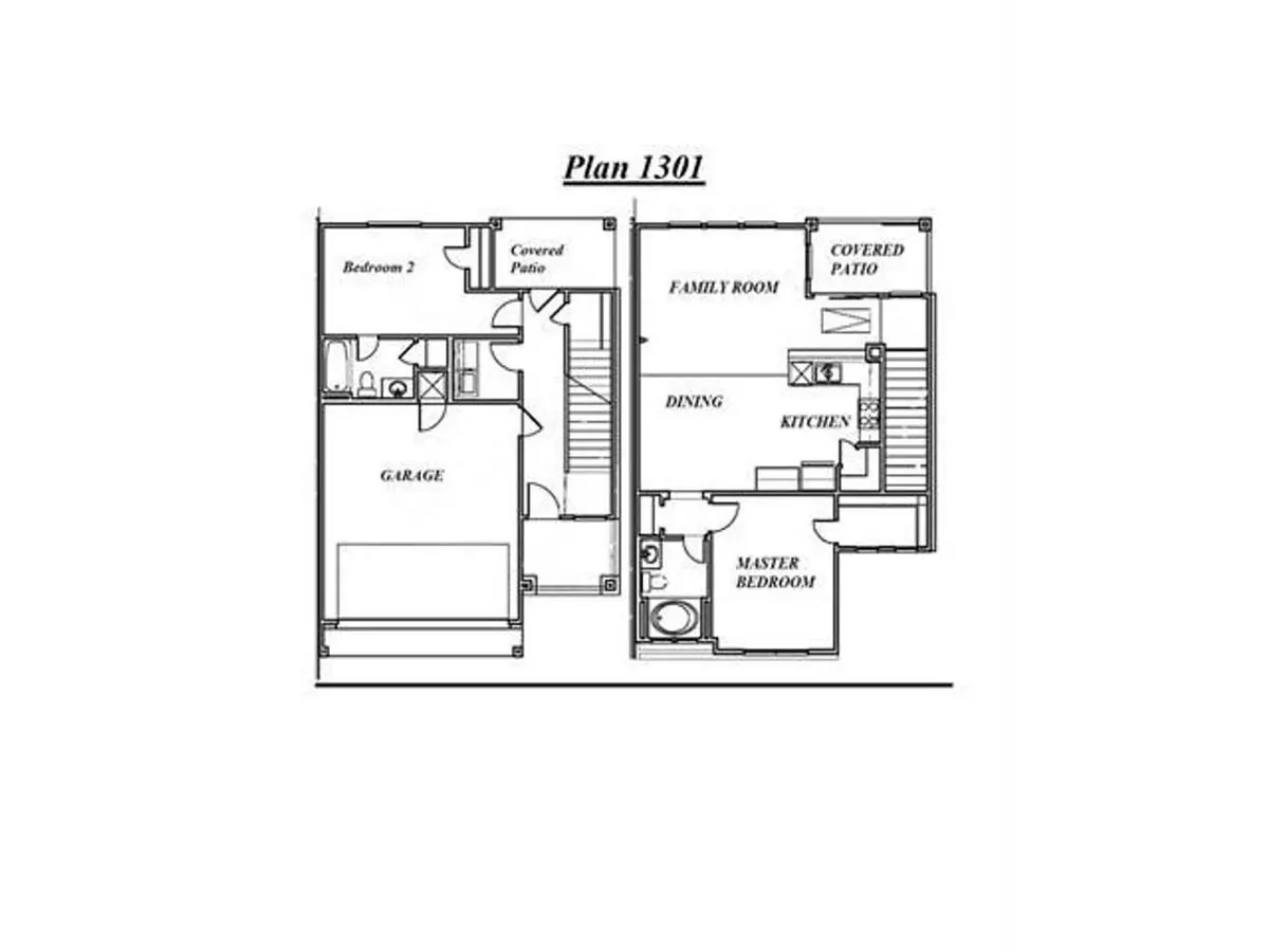 2 Beds • 2 Bath 1212-C floor plan
