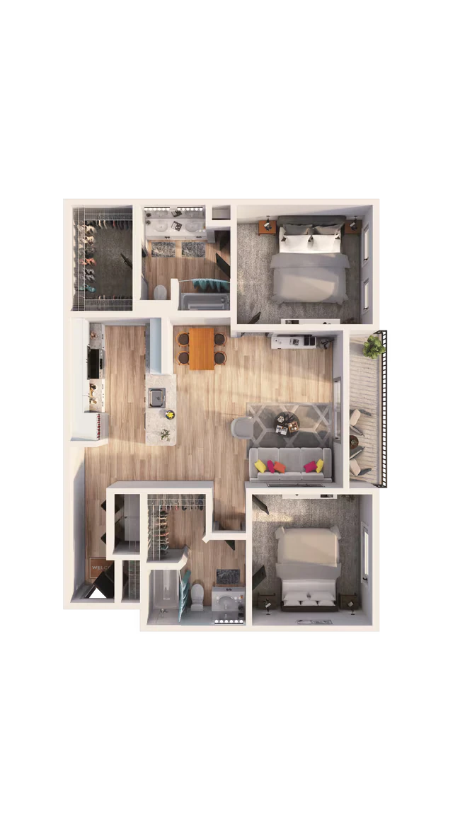 Unit 0437 1428 floor plan