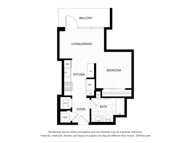 E1 4010 floor plan
