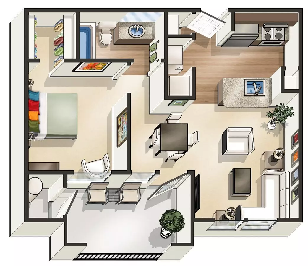 A1 floor plan
