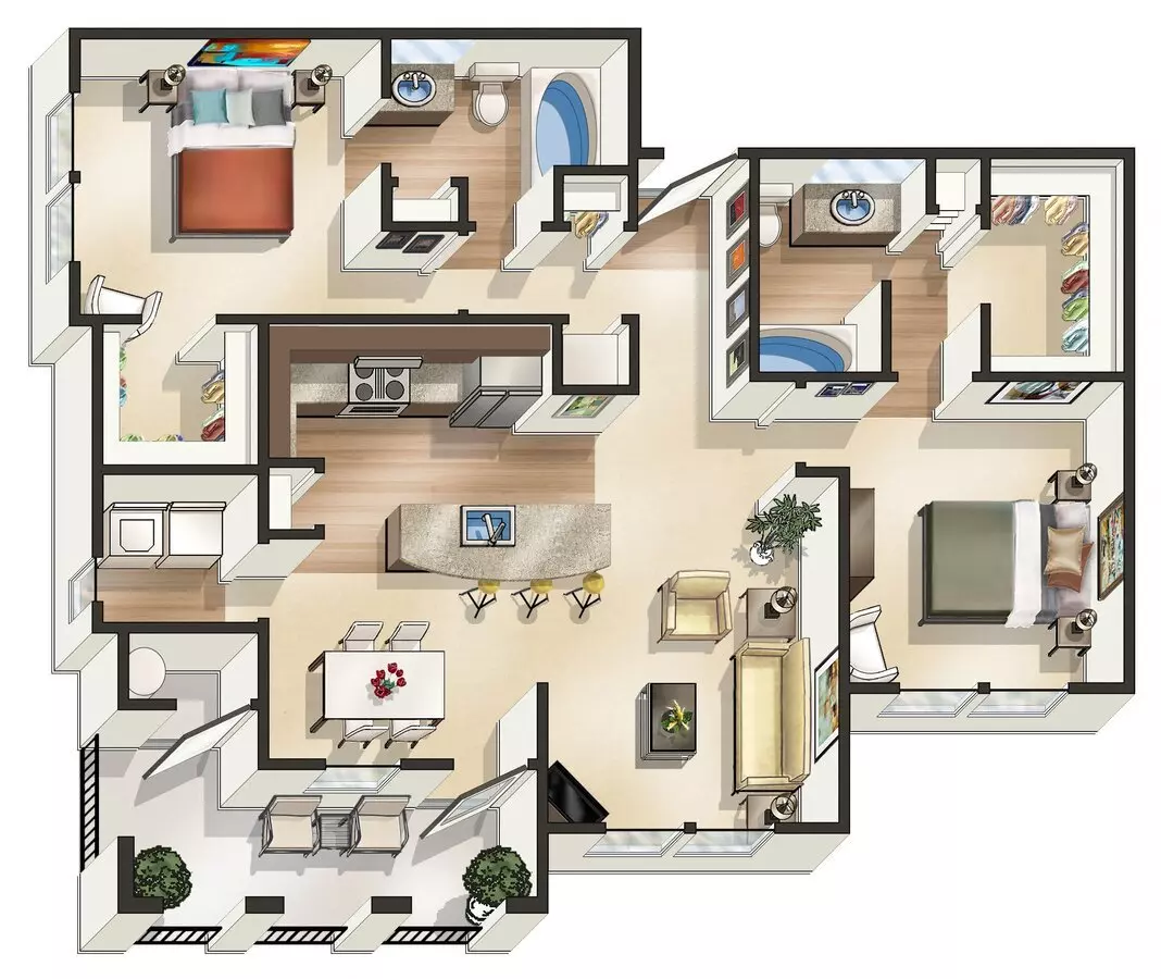 B2 floor plan