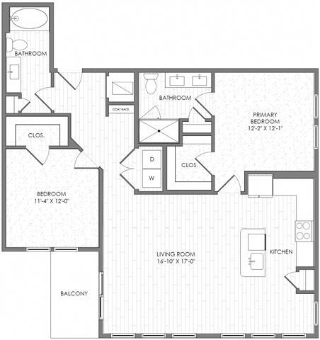 Unit 401 401 floor plan