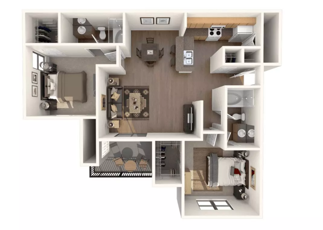 Unit 1332 1332 floor plan